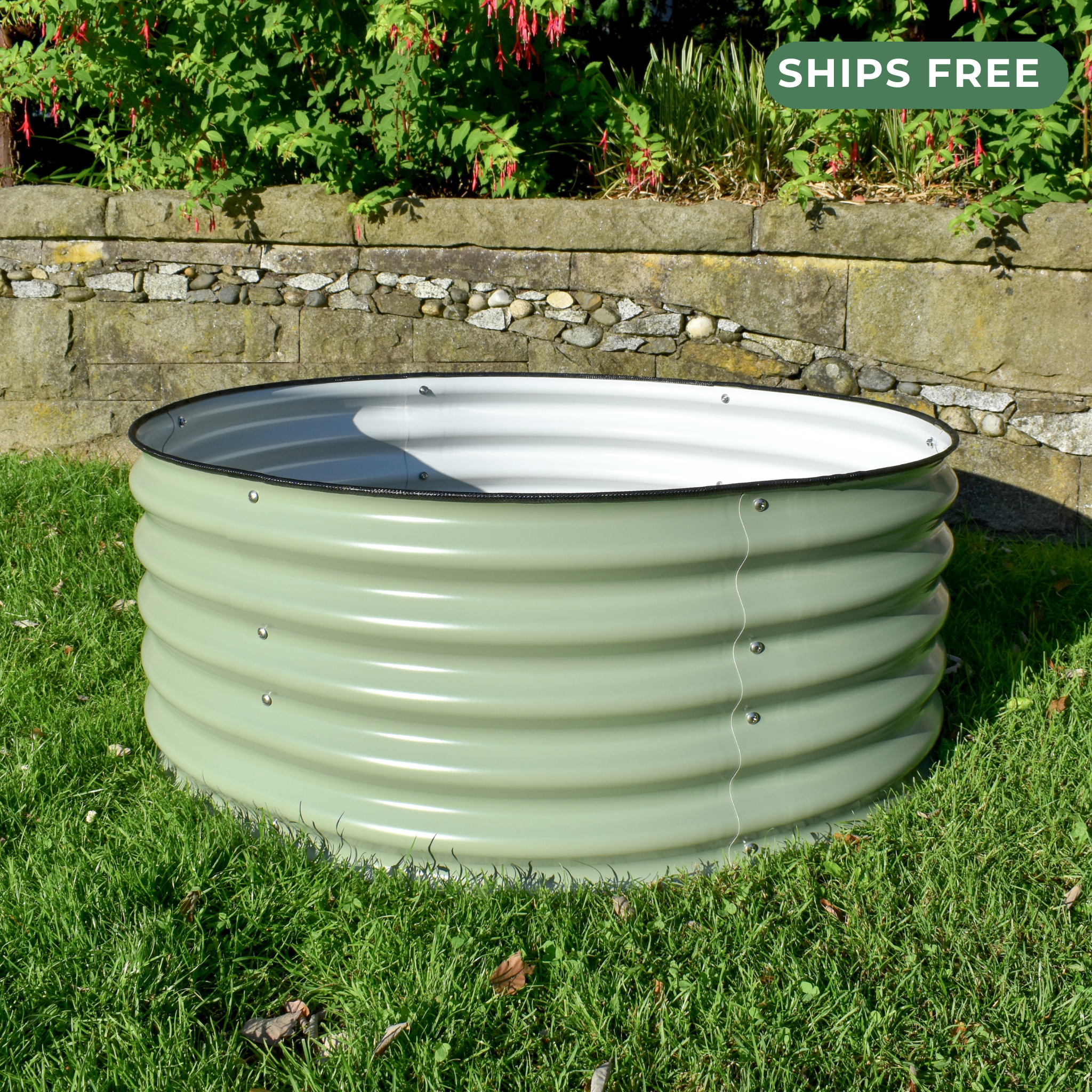 17" Tall Round Garden Bed Kit