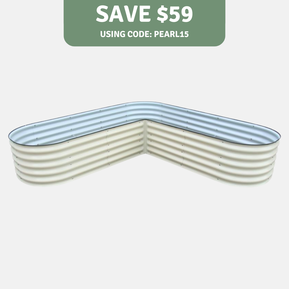 17" Tall L-Shape Garden Bed Kit