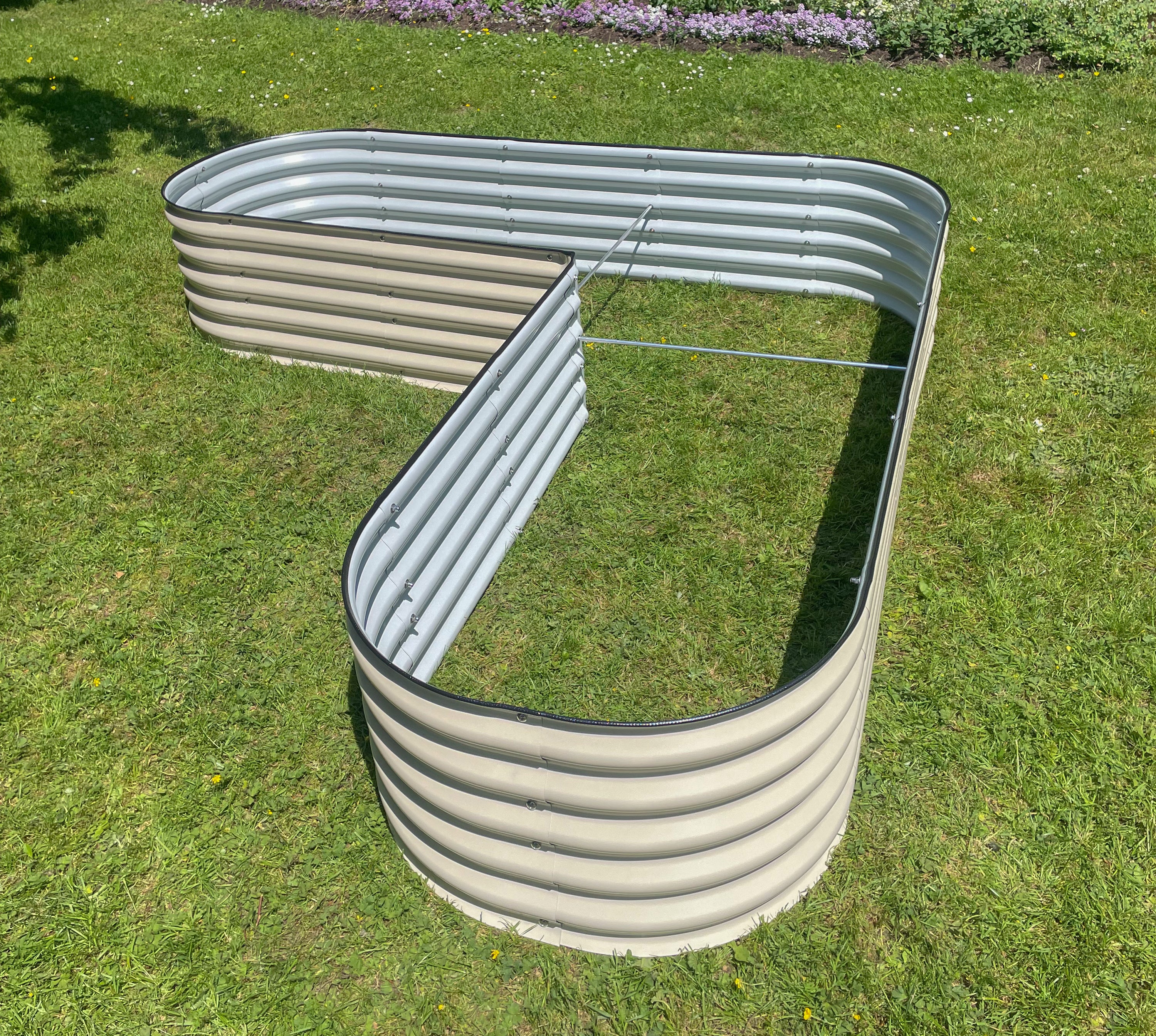 17" Tall L-Shape Garden Bed Kit