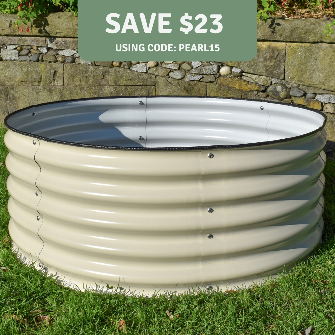 17&quot; Tall Round Garden Bed Kit