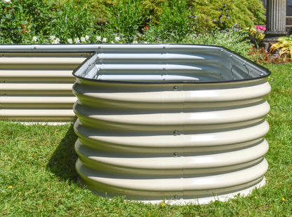 17&quot; Tall L-Shape Garden Bed Kit