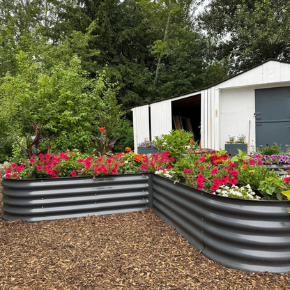 17" Tall L-Shape Garden Bed Kit