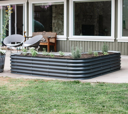 17&quot; Tall L-Shape Garden Bed Kit